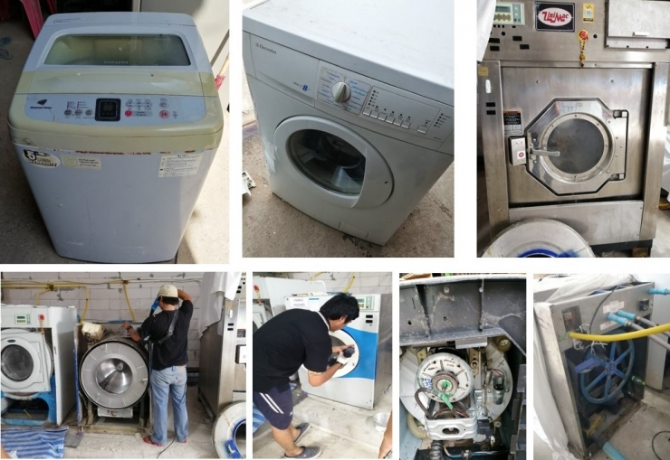 หลักสูตร หลักสูตรอบรมช่างซ่อมเครื่องซักผ้าทั้งแบบ 2 ถัง, แบบฝาหน้า, แบบฝาบน, เครื่องซักผ้าหยอดเหรียญ (อบรม 2 วัน)